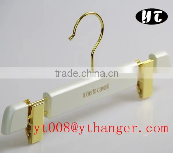 elegant milk white color for underwears clip hanger