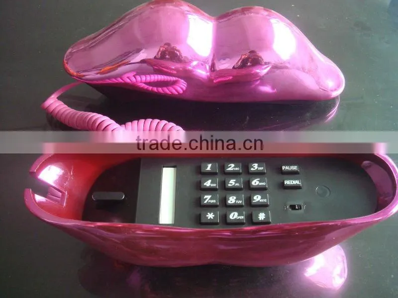 Cartoon Sex Lip Shape Telephone For Children