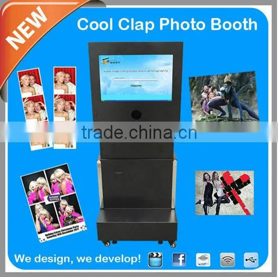 Party Photo Service Supplies Cool Clap Photo Booth Machines/Photo Kiosk