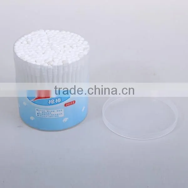 Round shaped box packing cotton swab