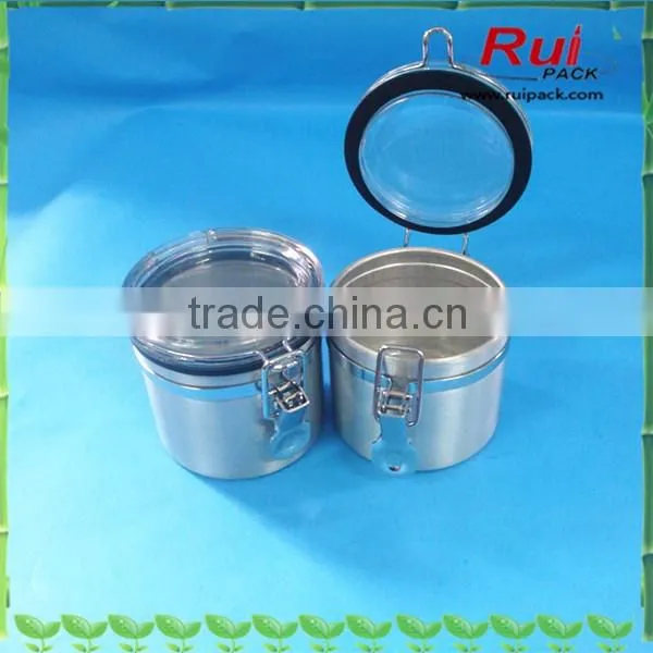 Aluminum hair mask jar 60g100g,200g,food grade skin care aluminum container jar