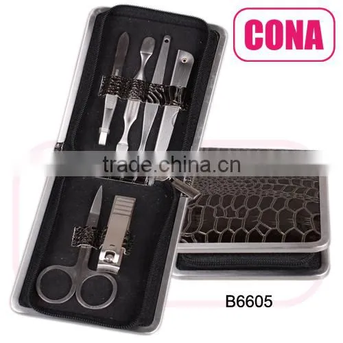 5pcs manicure set in a metal frame bag