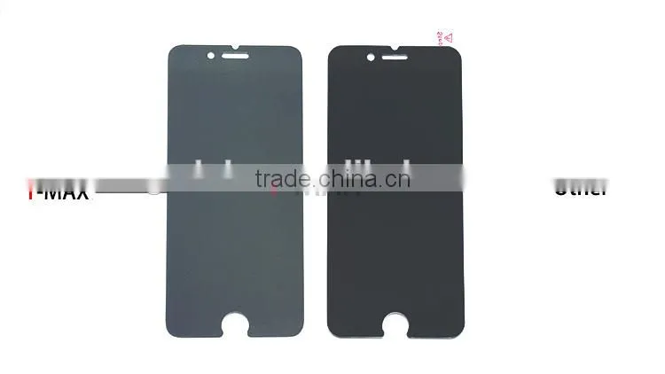clear 9H anti-explosion tempered glass screen Factory supply privacy screen protector for iPhone 6