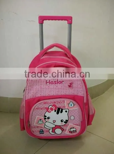 Children character trolley bag type