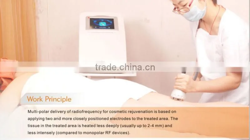 anti-aging medical multipolar RF body slimming machine 2014