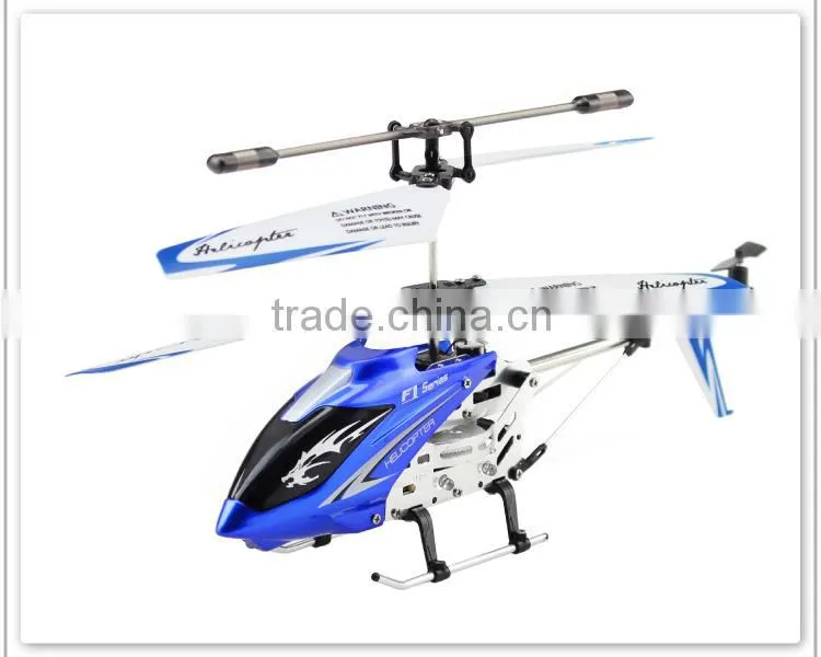 F101B 3.5 CH IR RC Helicopter Mini Metal Remote Control Helicopter Gyro RTF