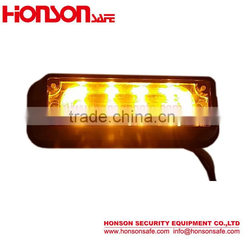 12V 1W LED Linear Grille Surface Mount Emergency Light For Vehicle HF-141