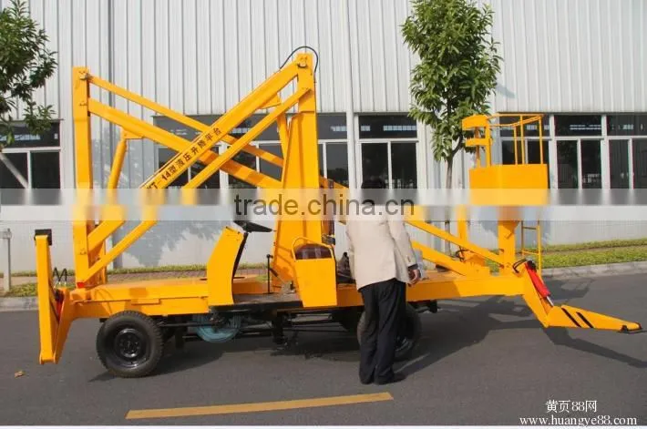 Telescopic Hydraulic Lift/Genie Boom Lift Tyre/Towable Boom Lift