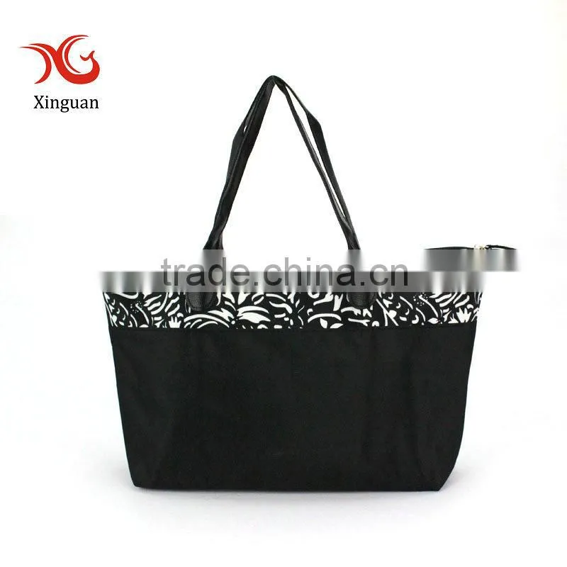 2015 new design geometry pattern beach bag
