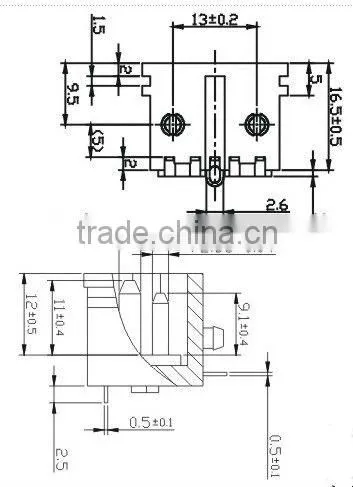IEC 2.5A 125V 250V chrome vanadium socket set