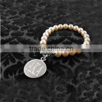 Alpha Kapp Alpha wholse alloy AKA bracelets beads sorority bracelets for girls and women Sorority PDI Charm Bracelet