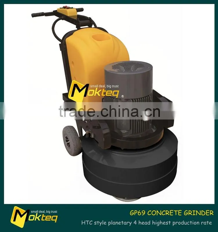 GP69 four head planetary polished concrete grinder for sale