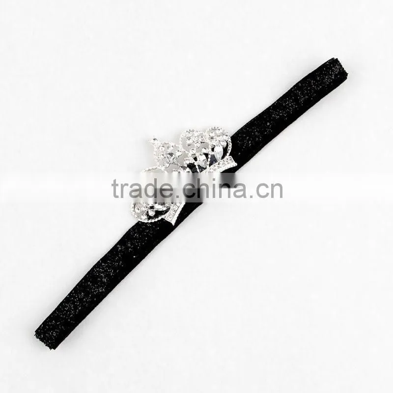 Hot sale girls crown hair accessories fashion european hairbands sequined children headwear wholesale