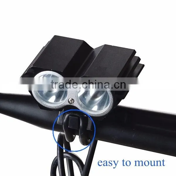 Adjustable Head Recharge Aluminum LED Bicycle Headlight