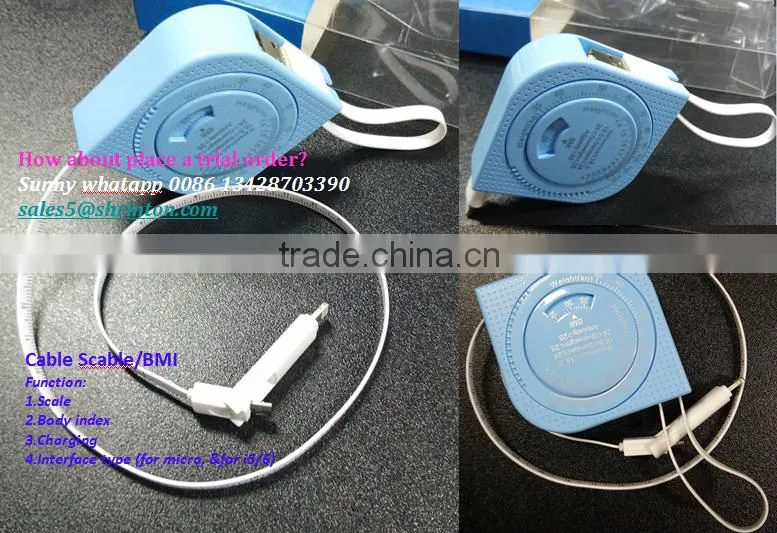 New arrival tape data line 2in1 ,2 in 1 usb cable for iphone and samsung
