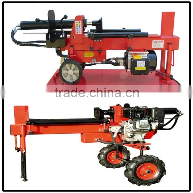 Electriv power strong vertical super split log splitter for sale