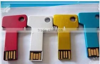 wholesale lowest price metal key usb flash drive usb 2.0 custom color and logo usb flash disk