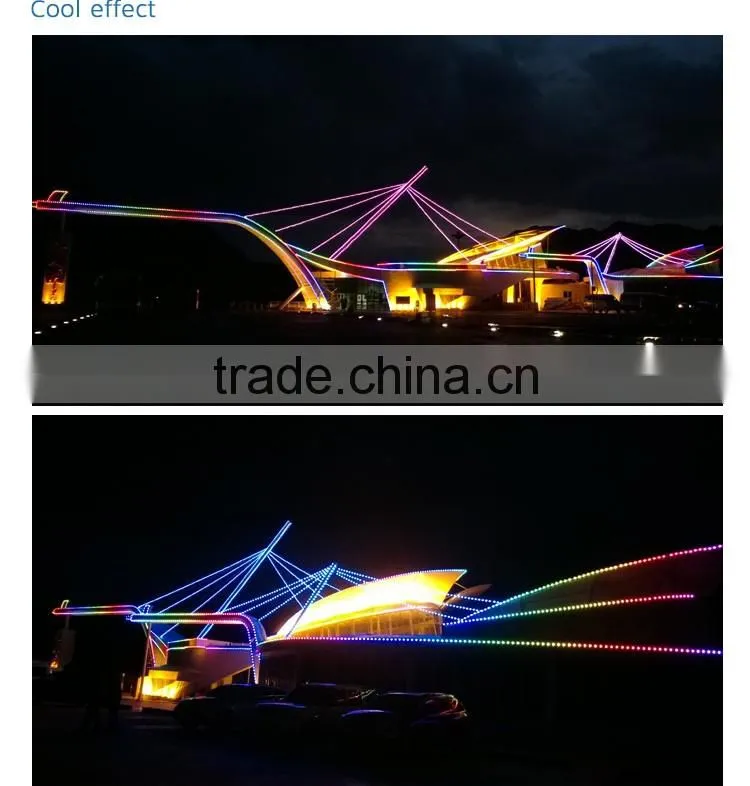 intelligent matrix control LED curtain wall light