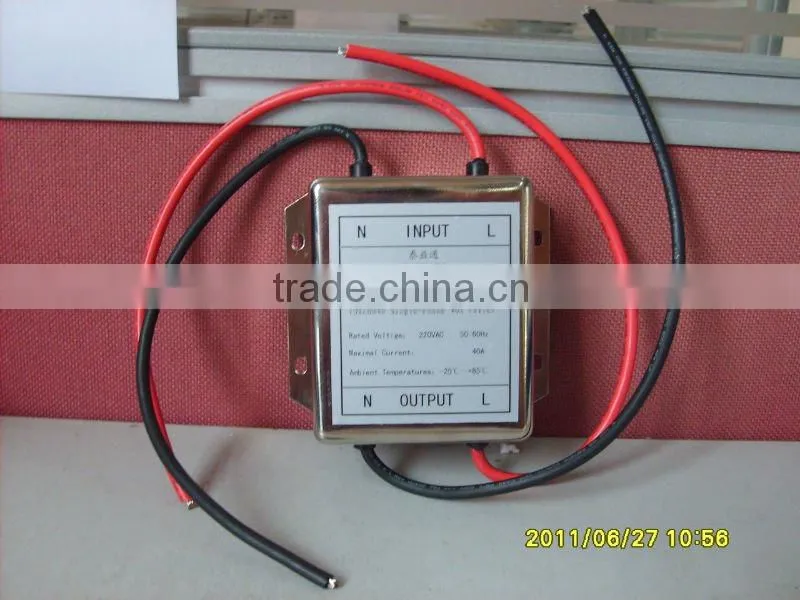 220V 50HZ/60HZ 40A signal-phase filter/noise filter