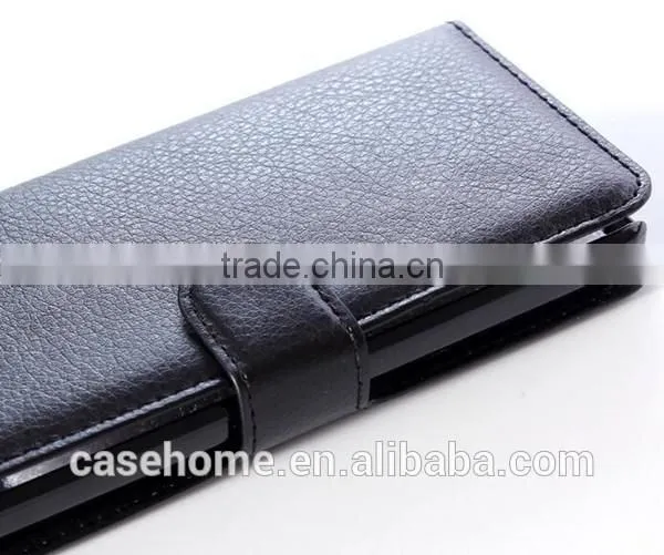Black Wallet Flip Cover for Amazon Fire Phone Case
