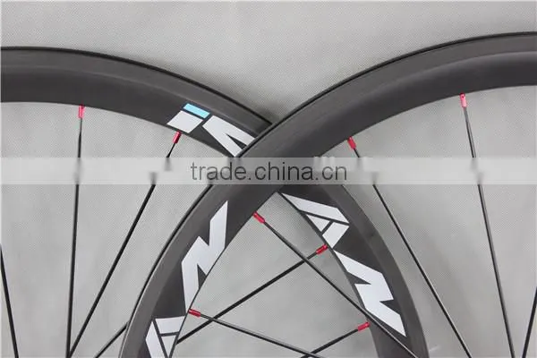 Road bike wheelset 38mm UD-matt carbon clincher wheelset with gray painting 38C