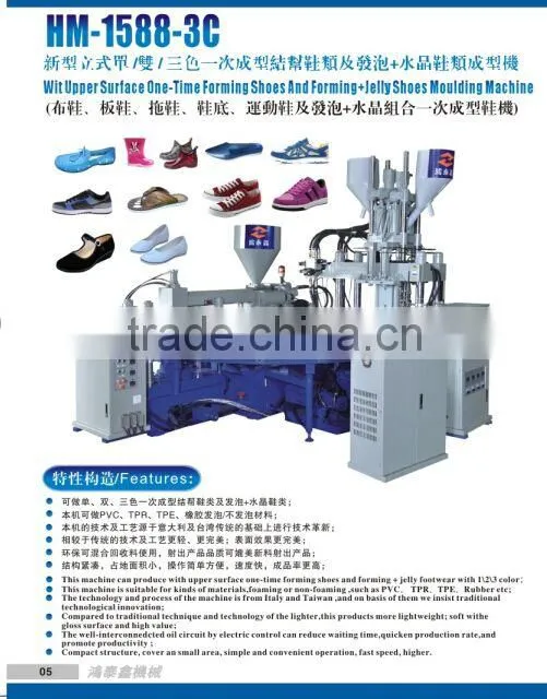 Full-automatic Double Three Color PVC AIR Sandals/Slippers