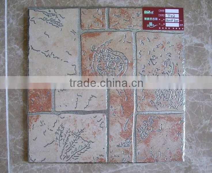 new arrival rustic metal porcelain tile 30x30cm