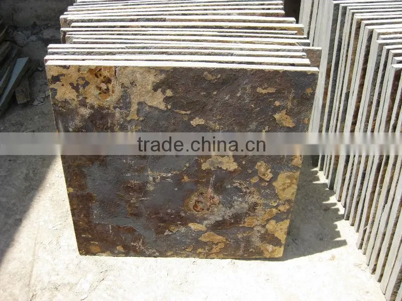 Natural Slate, slate tiles, mixed color slate