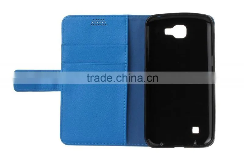 MMT Shockproof Luxury Litchi Grain with Photo Frame PU Leather Flip Case for LG K4 Wallet Cover with Card Slot Flip Case MT-5668