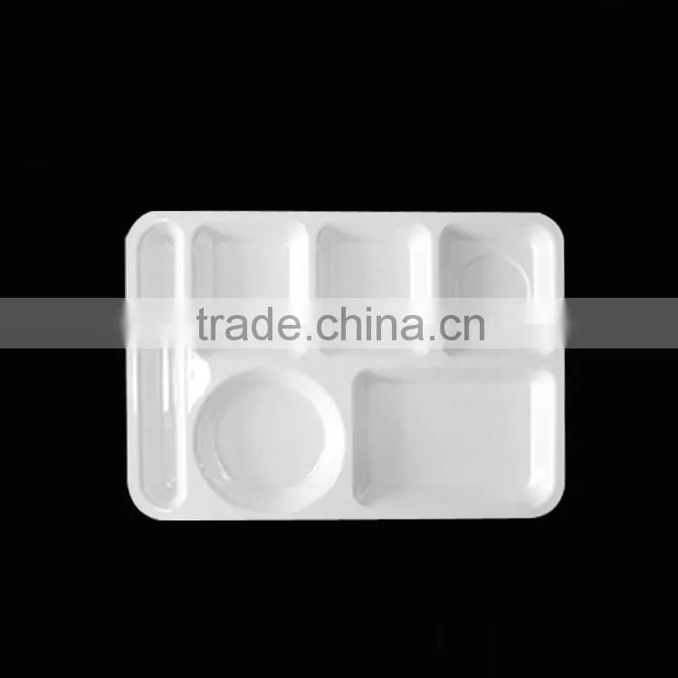 5 compartment melamine fast food lunch tray