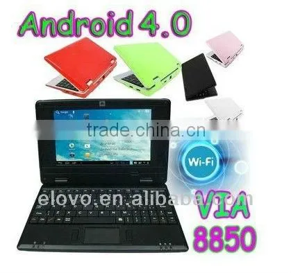 Shenzhen Cheapest 7 inch laptop wm8850 with 4GB Nand Flash