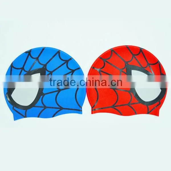 Eco-freindly silicone swim cap with ear protection