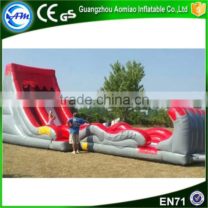 Top quality cheap above ground dubai inflatable floating pool water slide for sale