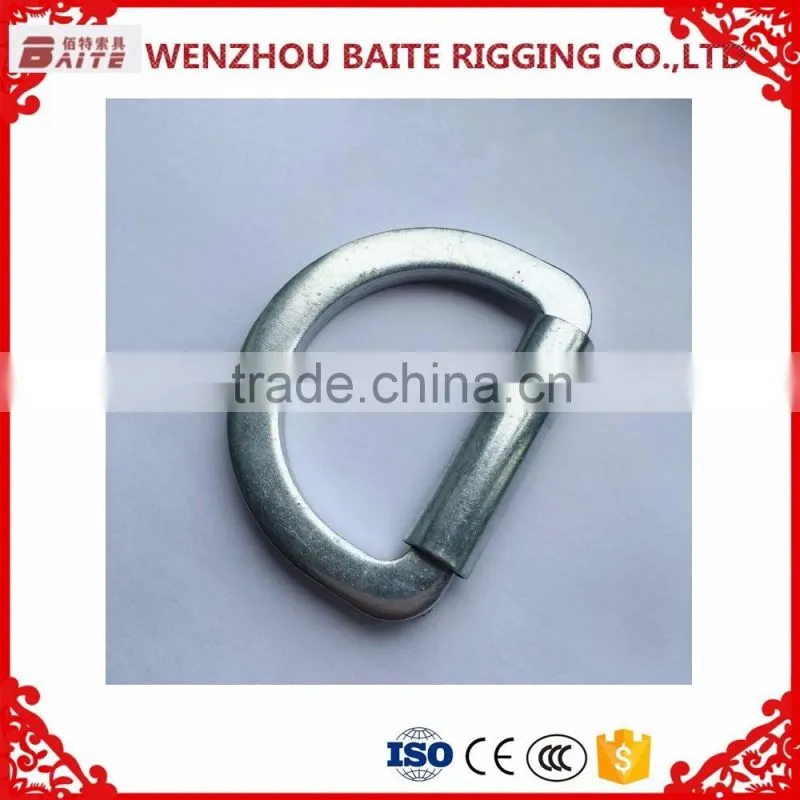 Steel Electro Galvanized handle bag Ring Rigging Hardware fitty D Ring furniture handle in Professional Manufacturer