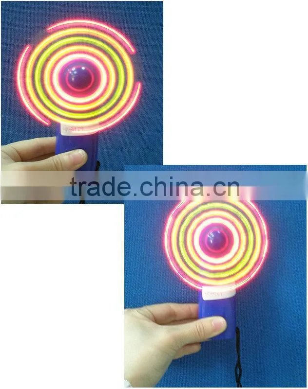 flashing led toy Mini fan