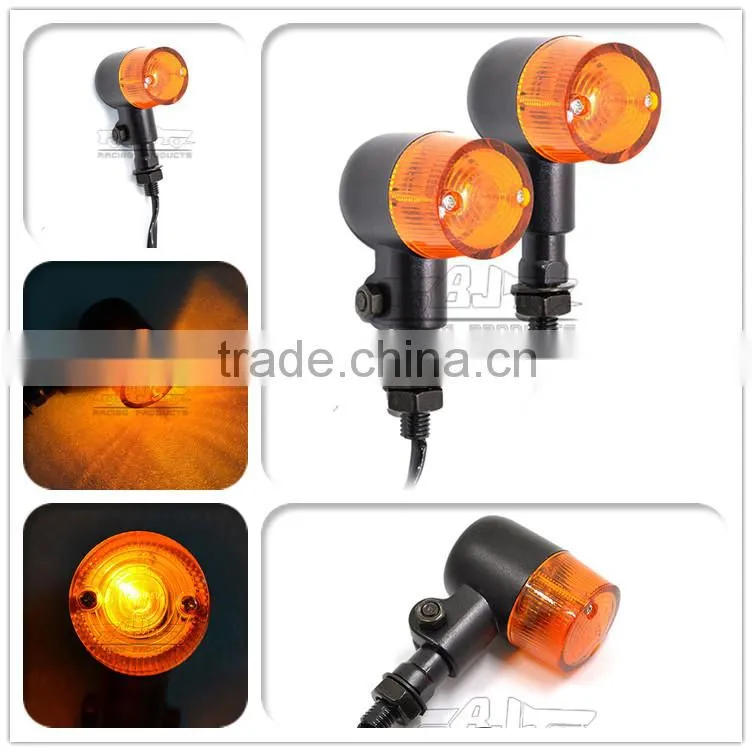 BJ-SL-061 Recommended Ultra bright Universal E-Mark Aluminum Black Housing Motorcycle Turn Signal Light