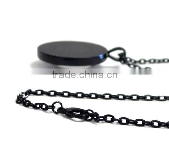 2016 Personalized Steampunk pendant necklace glass pendant DIY necklace woman