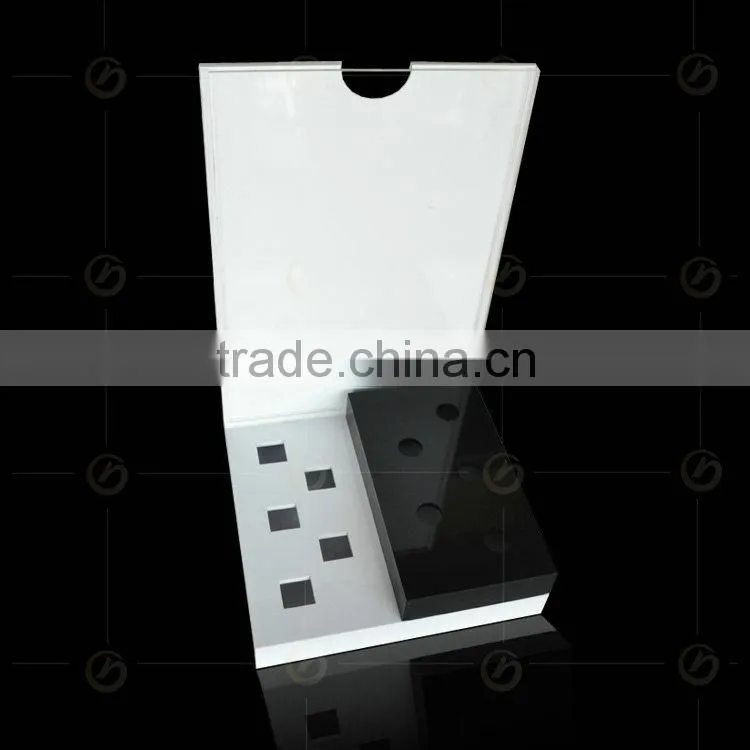 factory direction Elegant plexiglass cosmetic lipstick stand acrylic cosmetic display