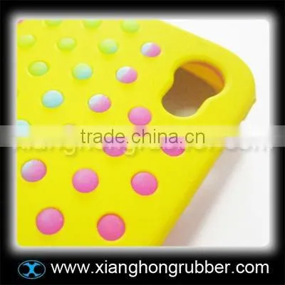 customed mobile phone silicone case for hello kitty