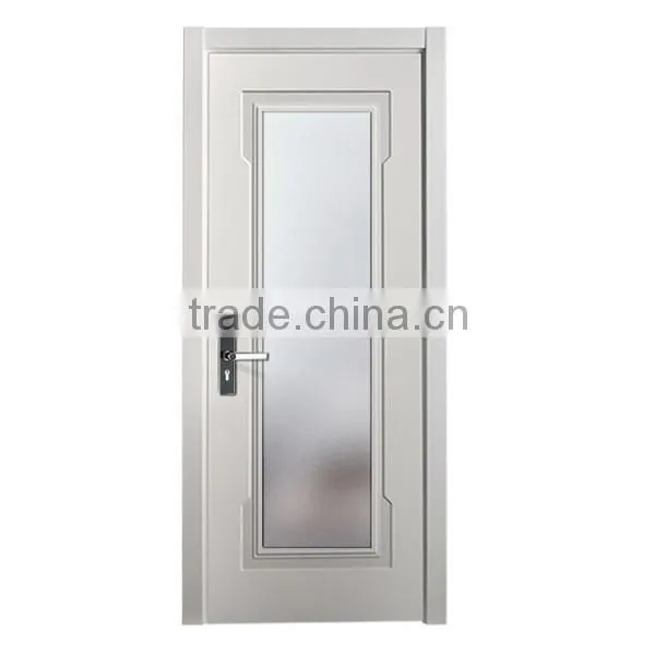 Wooden Doors Design Modern Matte Lacquer Interior Glass Door
