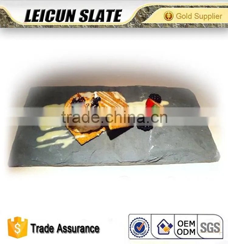 High Quality Natural Black Dishes, Black Slate Plate