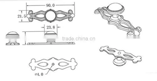 Oriental Furniture Cabinet Handle and Knob
