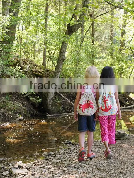 2016 Fashion summer backpack drawstring bag galaxy mustache digital print sewing No raw edges tote tutorial with travel stuff