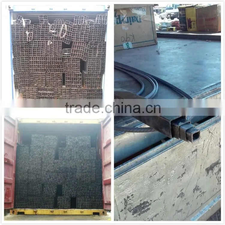 material specification black iron steel square tube 200x200 mm