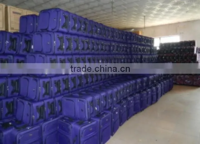 Inventory stocklot polyester 4pcs trolley luggage set