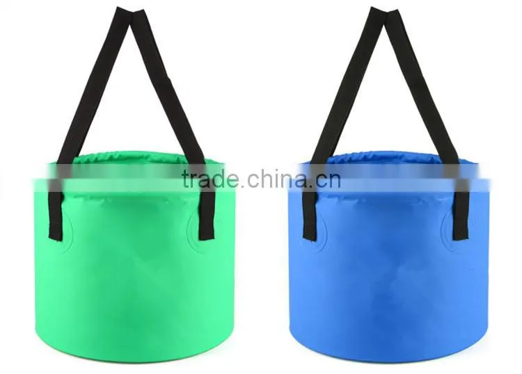 camping hiking multi function outdoor folding bucket