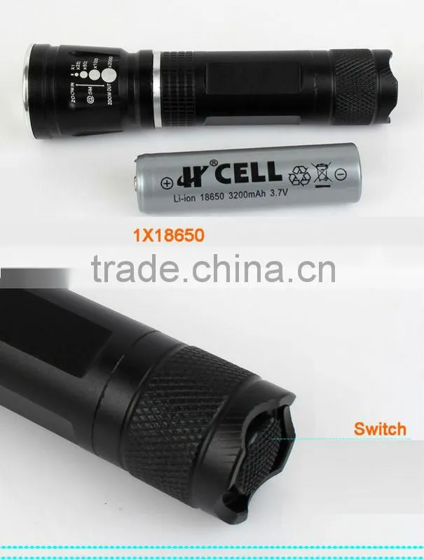 GOREAD A5 High bright rechargeable focusable XML T6 mini LED search light