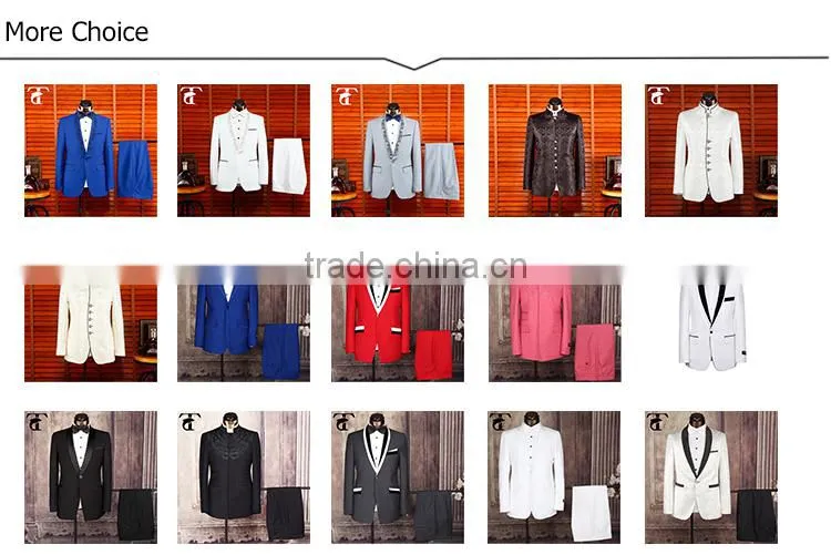 2016 new product Fashion italian style wholesale alibaba oem manufacturer formal dress gem embroidery men wedding suits pictures