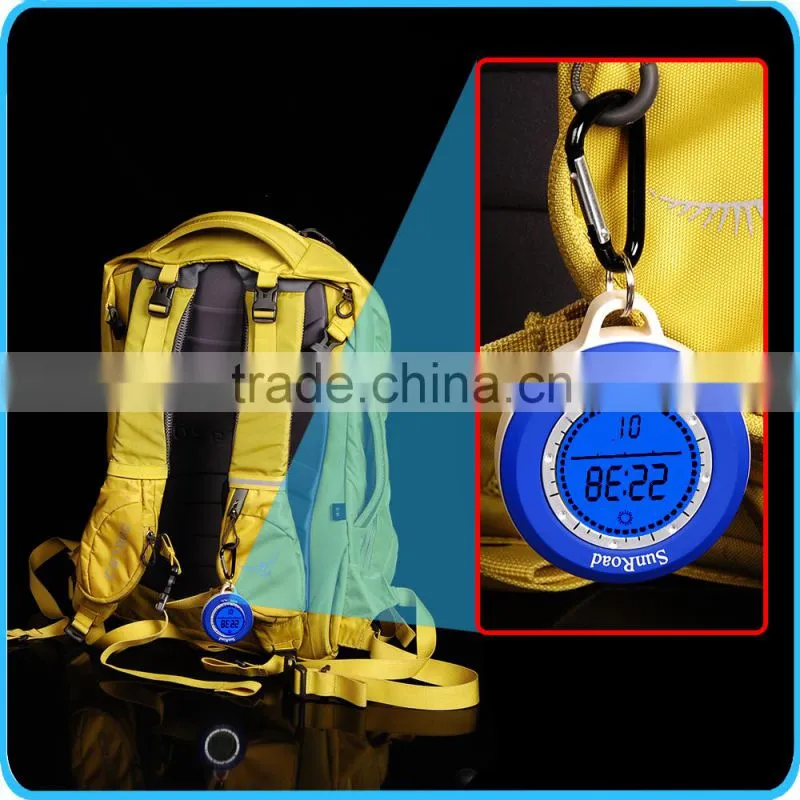 Barometer 8 in 1 Thermometer -699~8991m Altitude LCD Digital Compass Altimeter