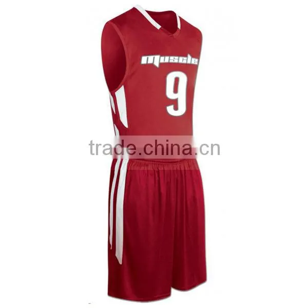 plain basketball uniform with your favourite color wholesale